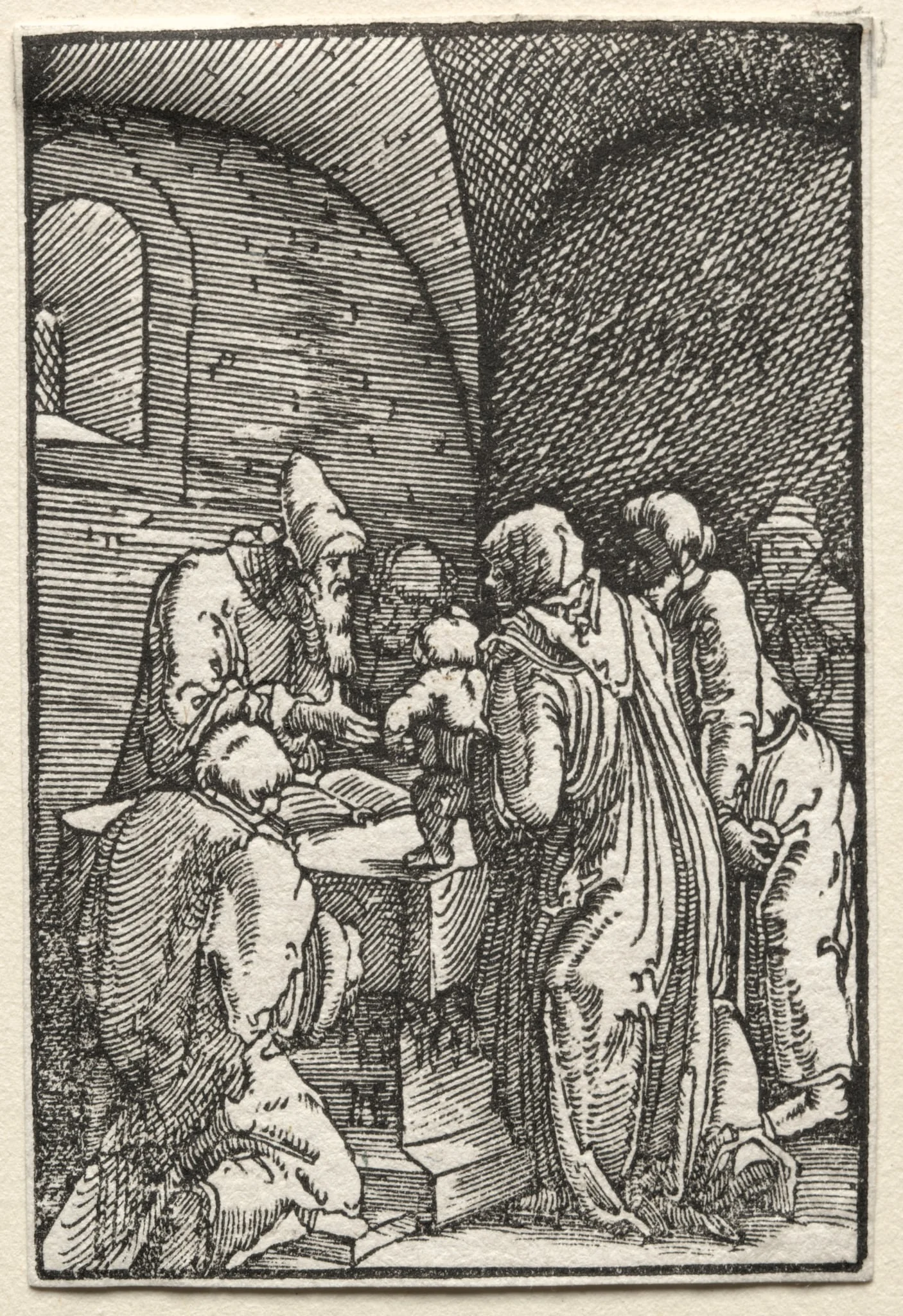 The Fall and Redemption of Man:  The Presentation of Christ in the Temple, by Albrecht Altdorfer, 1515