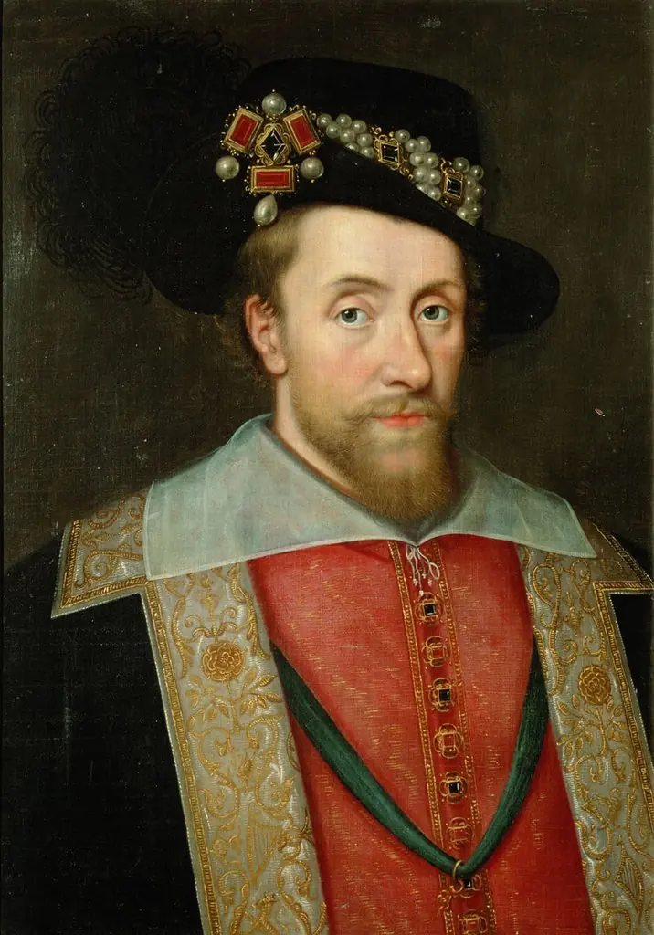 Portrait of James I with The Three Brothers
