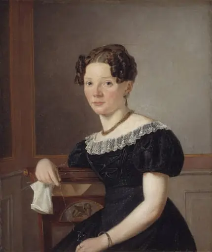 Woman with her Knitting. One of the Artist's Sisters (?)
