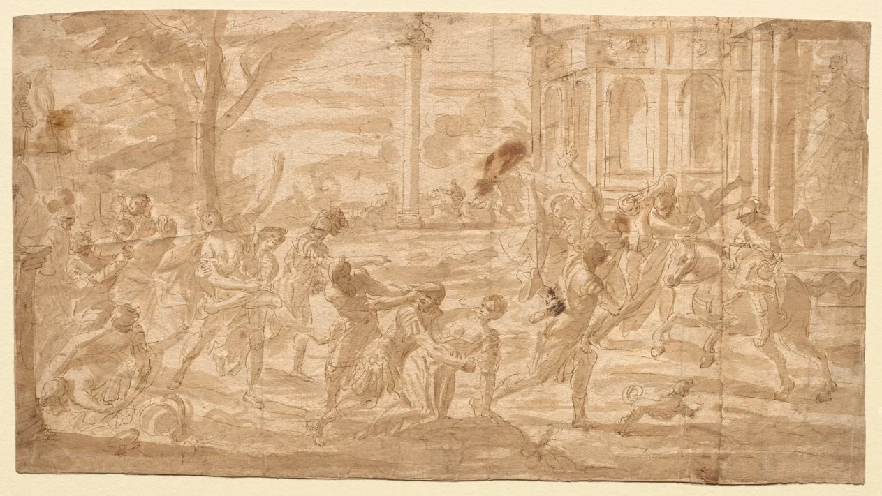 Rape of the Sabines, by Unknown, 1704