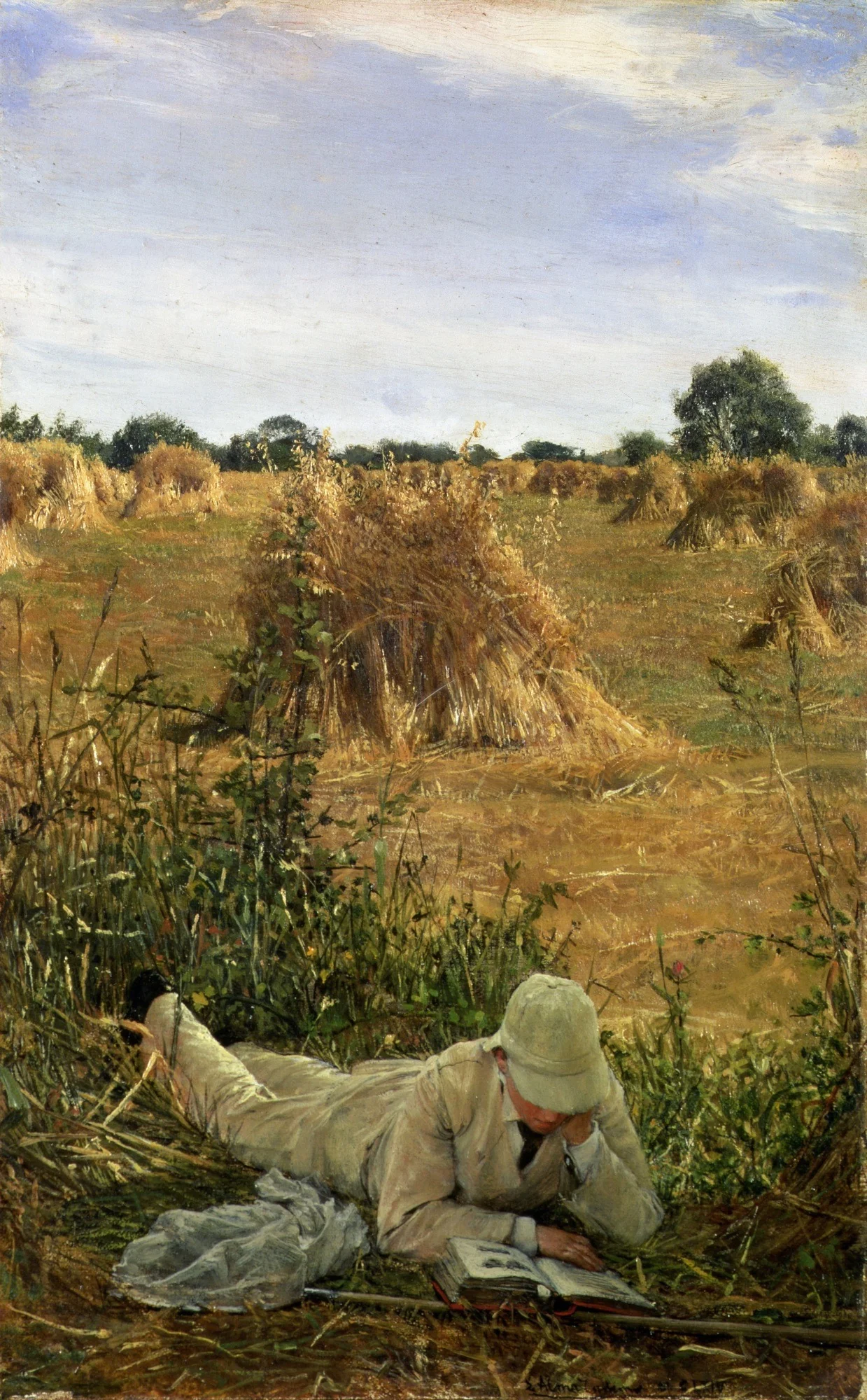 94 Degrees in the Shade, by Lawrence Alma-Tadema, oil, 1888