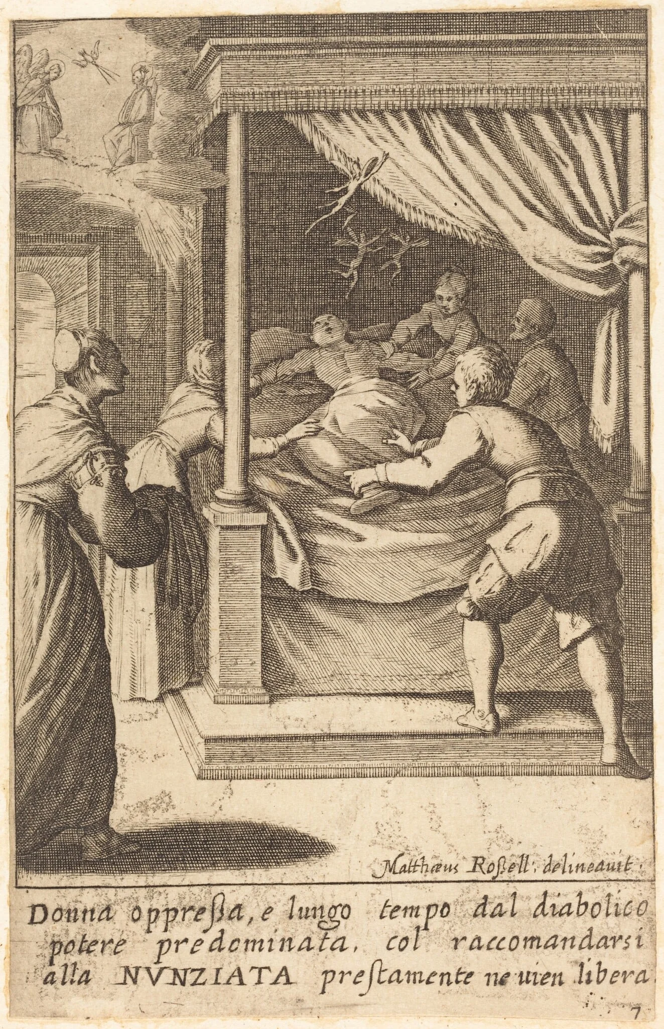 The Oppressed Woman, by Jacques Callot, ink, 1619
