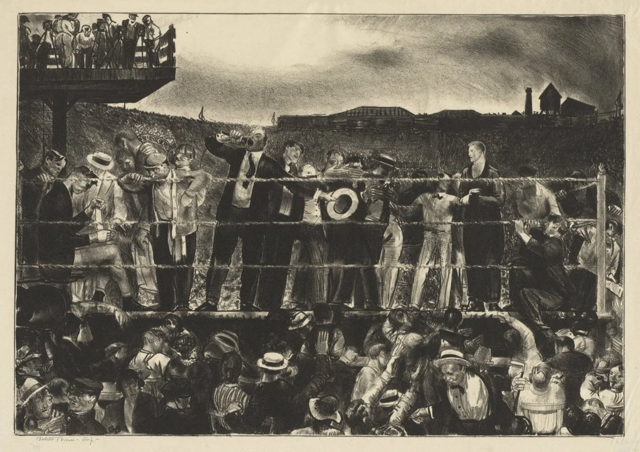 Introducing Georges Carpentier, by George Bellows, 1921