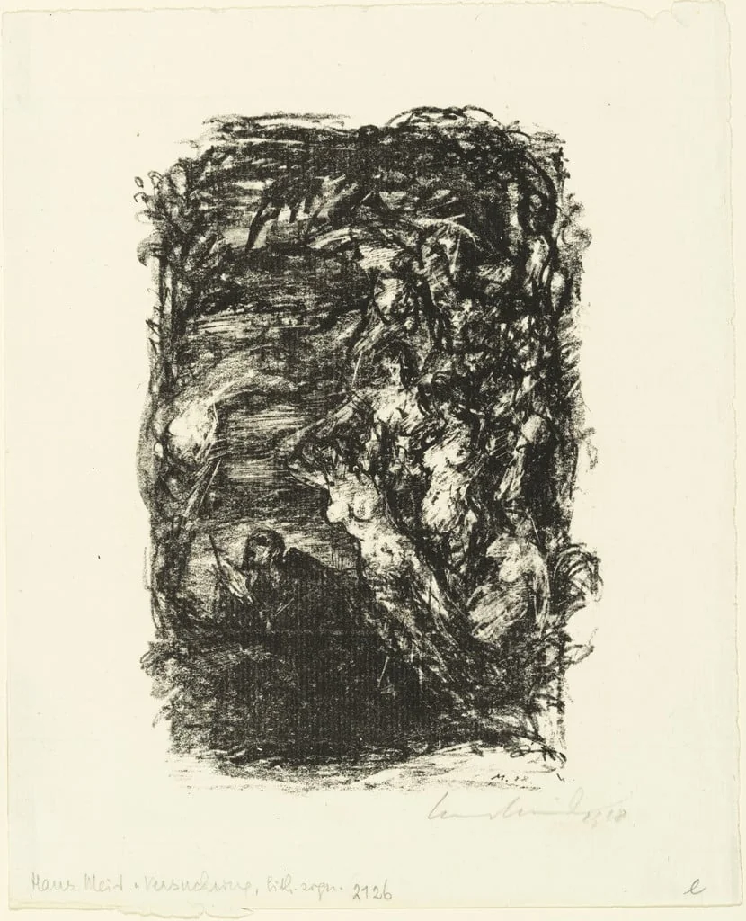Untitled, by Hans Meid, ink, 1918