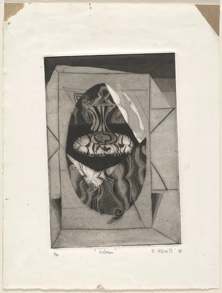 Untitled, by Fannie Hillsmith, ink, 1948