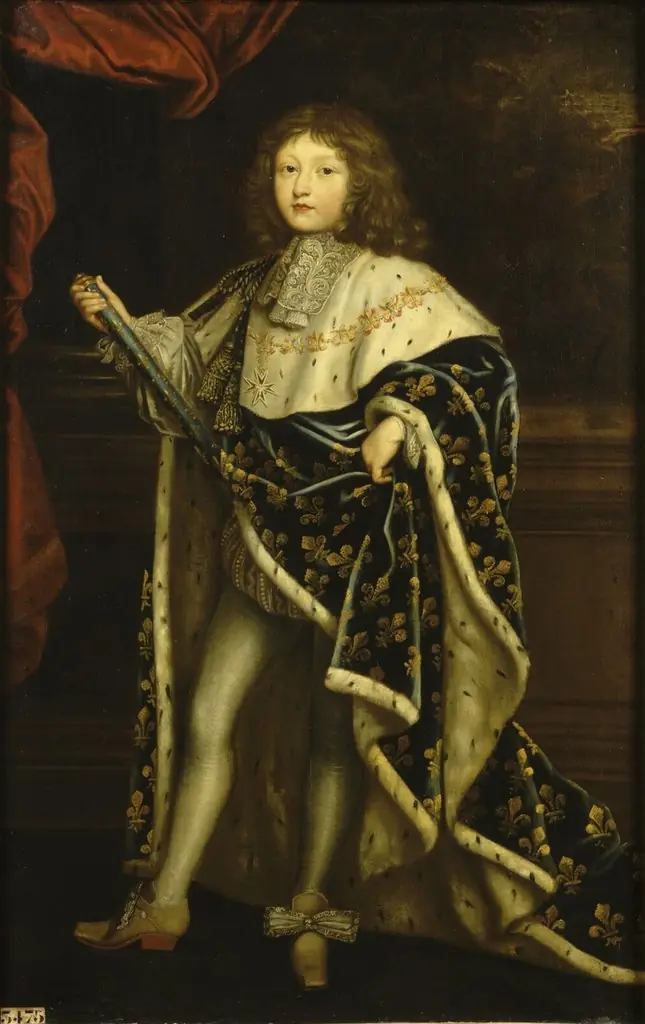 Louis XIV child in Coronation Robes