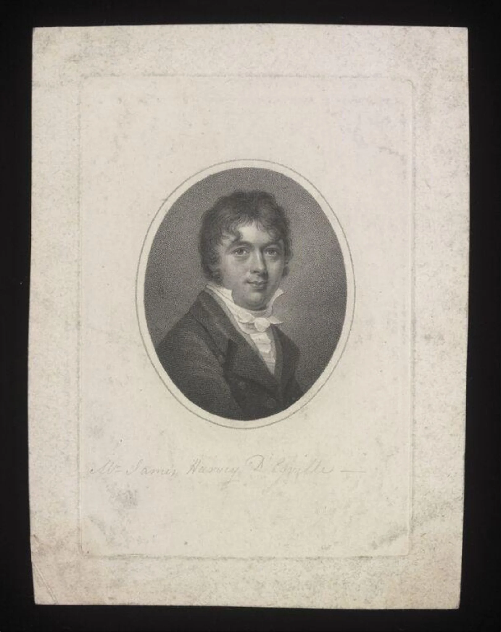 'Mr James Harvey D'Egville'