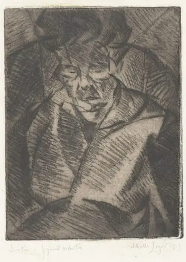 Sintesi di figura seduta (Synthesis of a Seated Figure)
