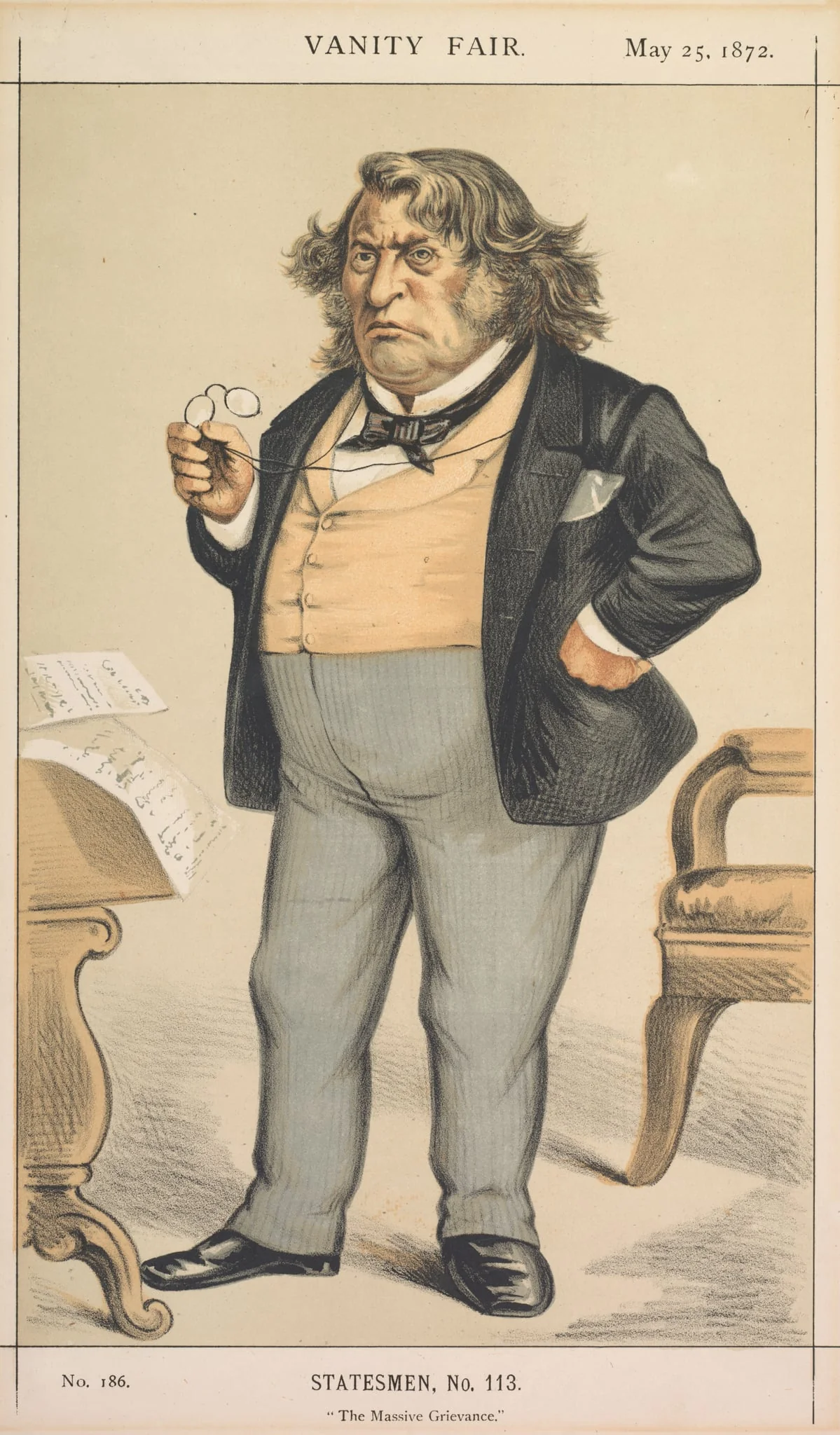 Vanity Fair: Statesman, No. 113 "The Massive Grievance"