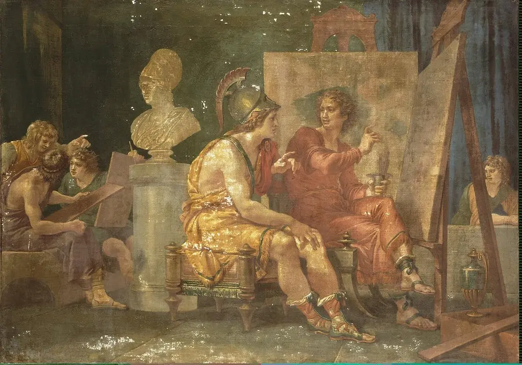 Alexander the Great in the Workshop of Apelles