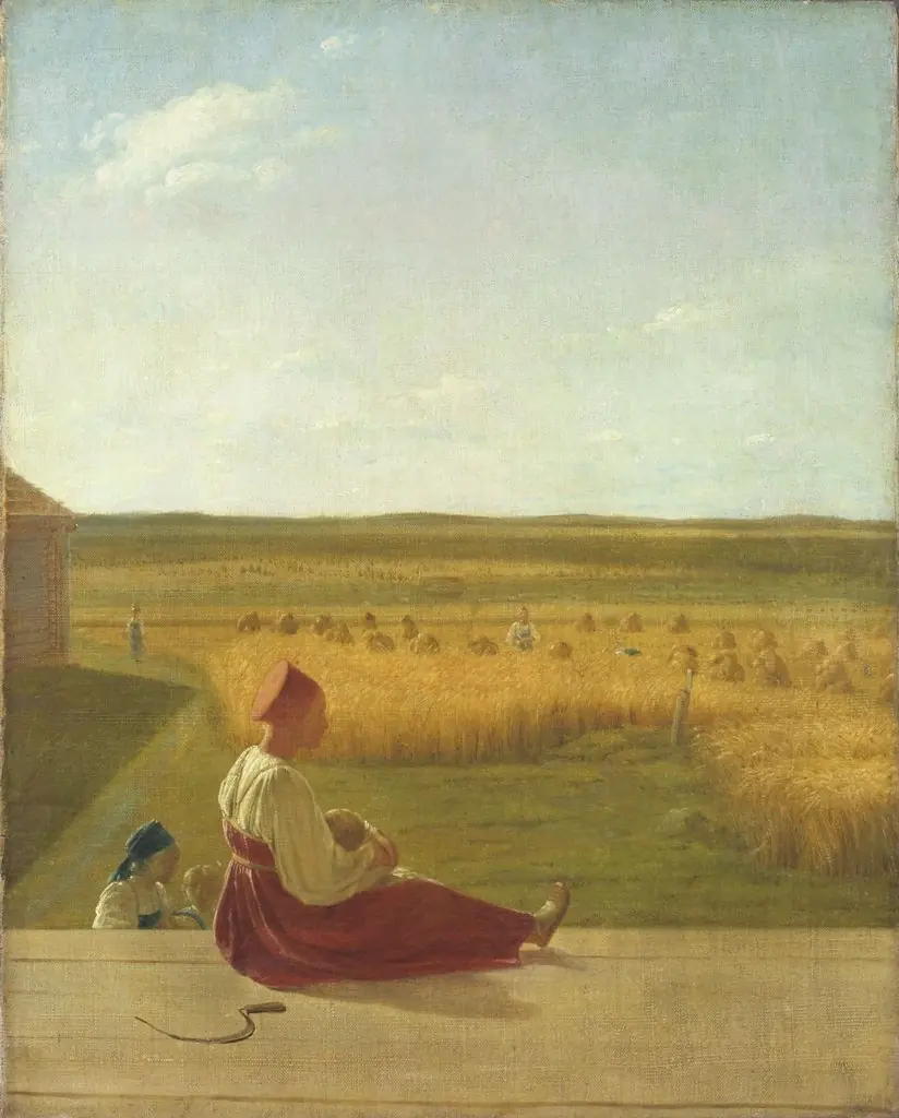 In the Harvest Field. Summer