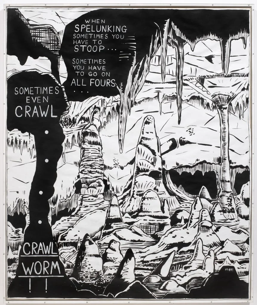 Untitled, by Mike Kelley, acrylic, 1985