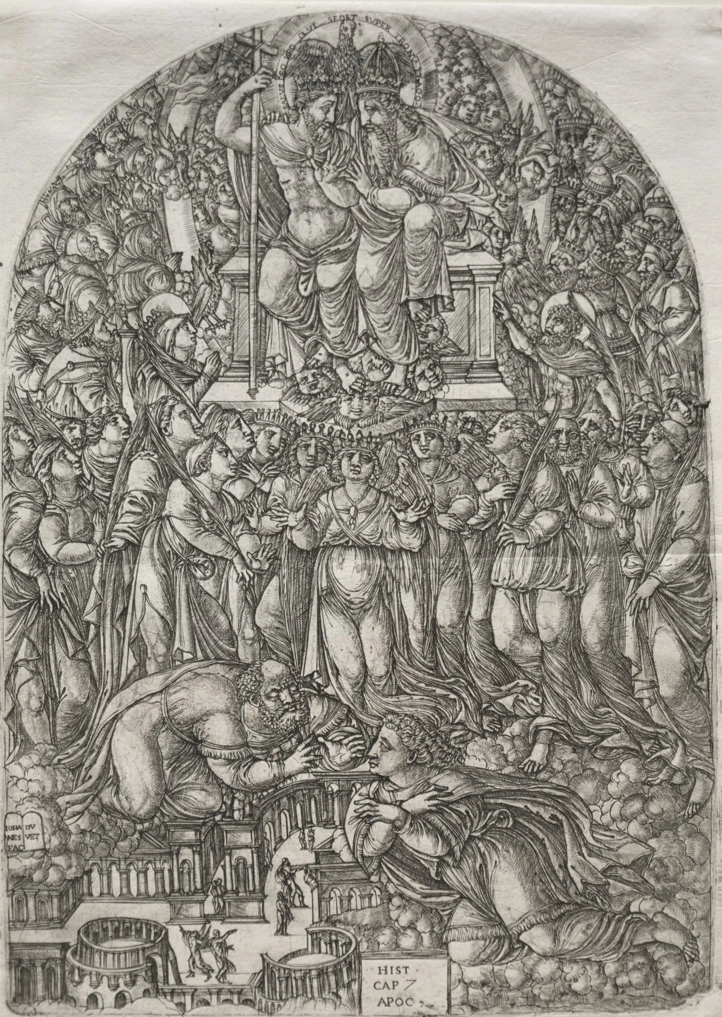 The Apocalpse:  An Innumerable Multitude which stand before the Throne, by Jean Duvet, 1555