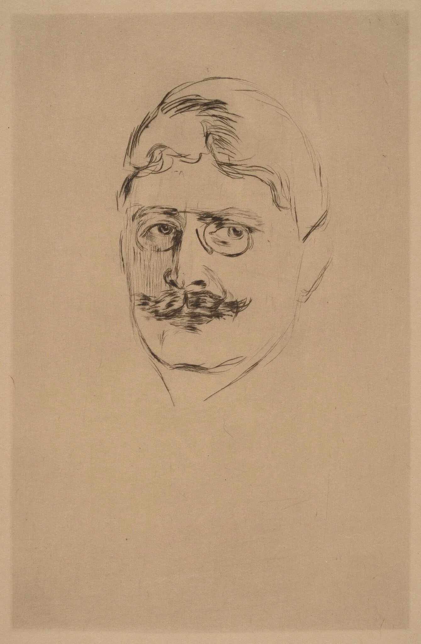 Knut Hamsun, by Norwegian 19th Century, 1896