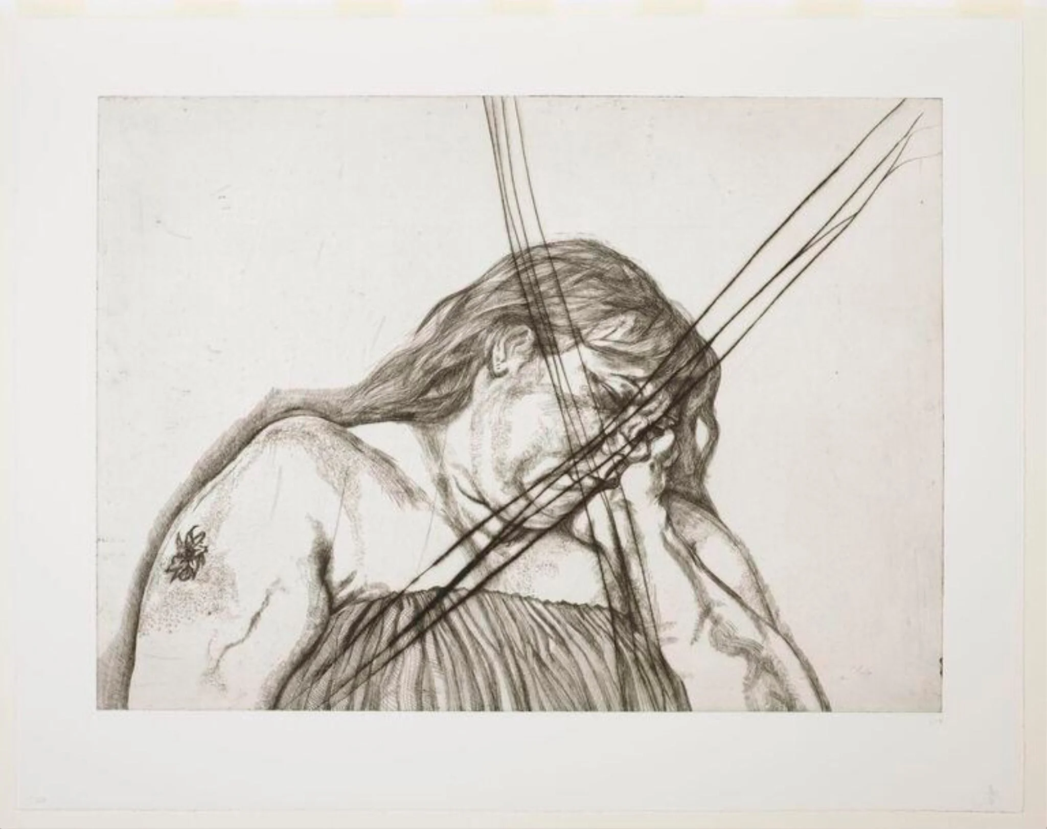 Woman with Arm Tattoo, by Lucian Freud, 1996