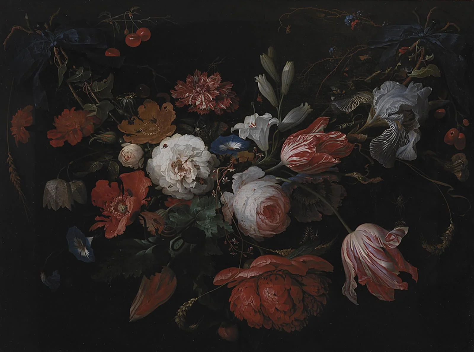 A Garland of Flowers, by Unknown, 1650