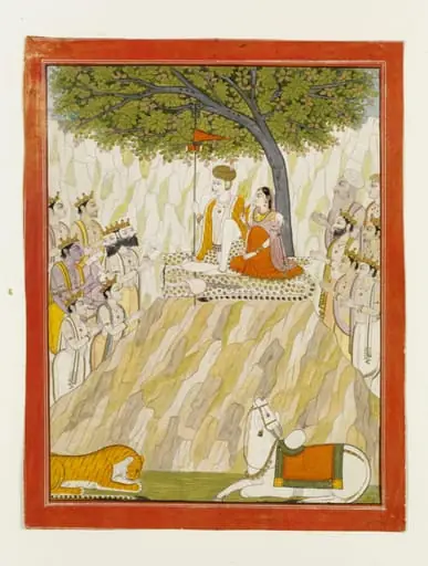 Shiva and Parvati