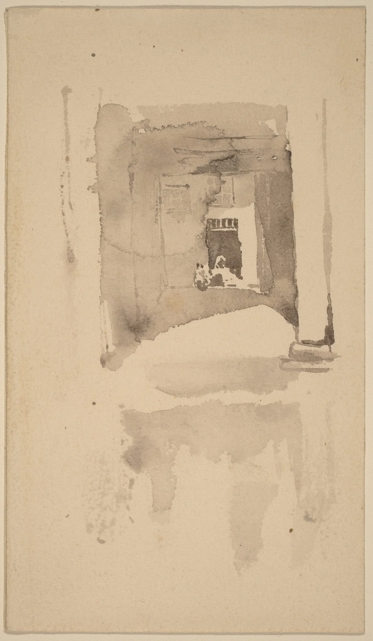 A Doorway in Ajaccio, by James McNeill Whistler, 1901