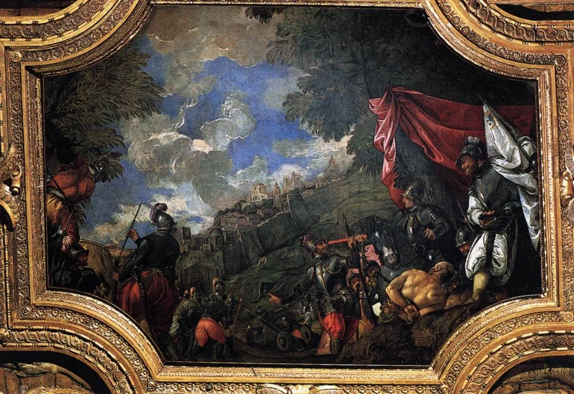 Conquest of Smyrna, by Paolo Veronese, oil, 1593