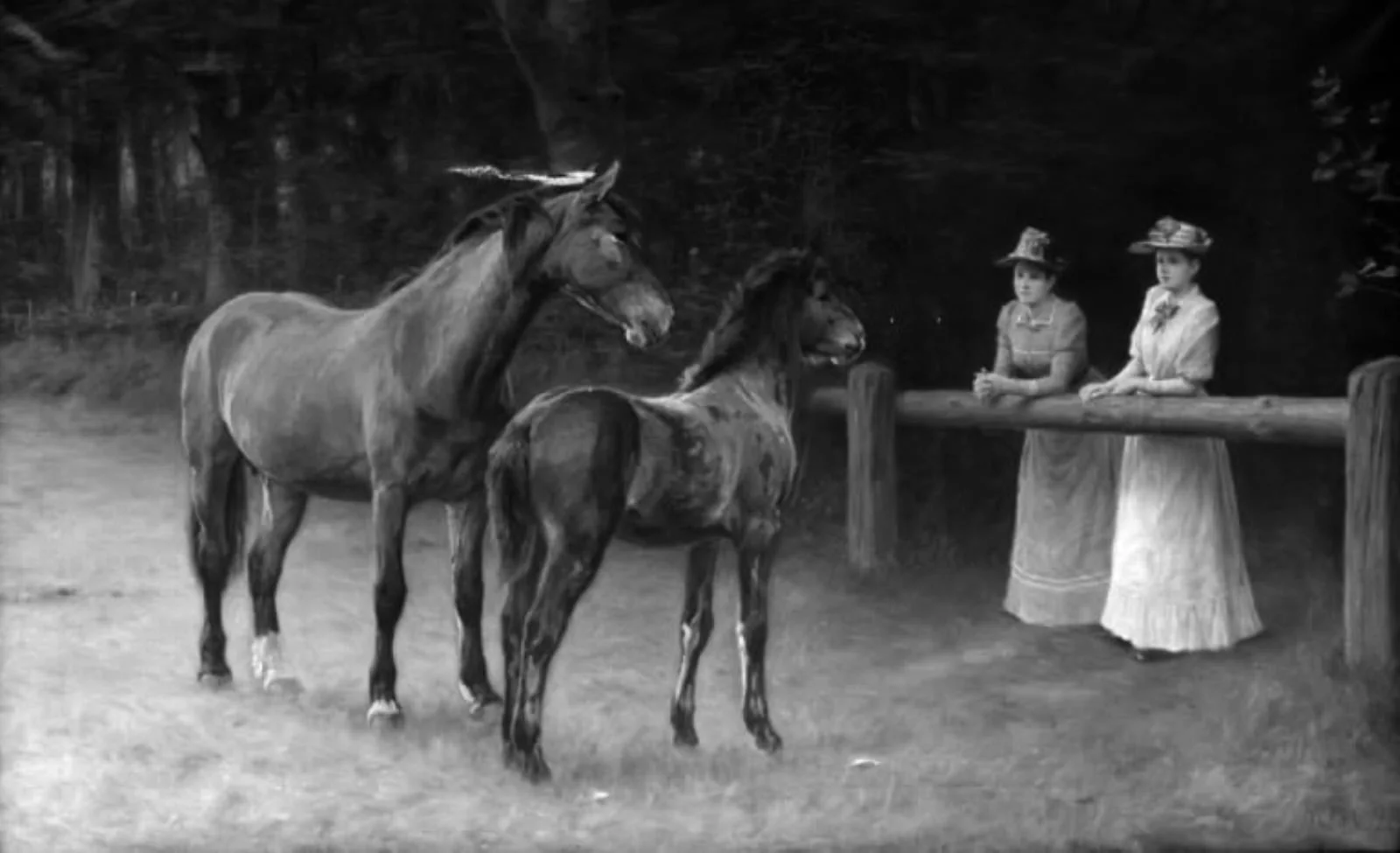 Ved skovledet, by Unknown, 1893