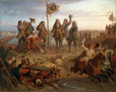 Prince Eugene Sends the Emperor News of the Victory at Zenta after the Battle of Zenta