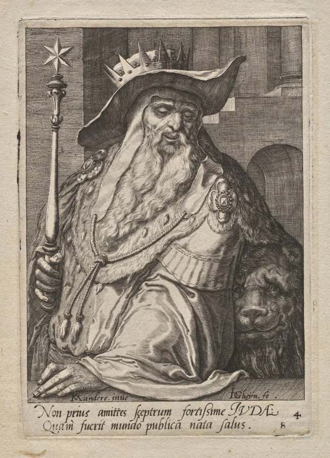 Plate 4: Judah, by Jacob de Gheyn II, 1589