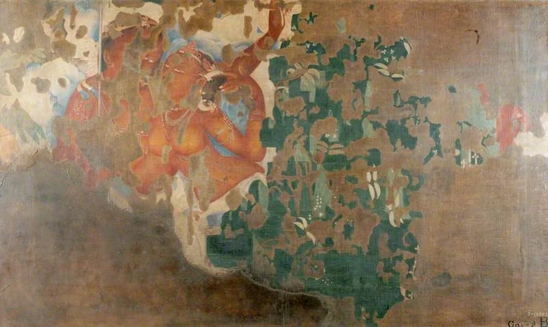 Copy of Painting inside the Caves of Ajanta (cave 2)
