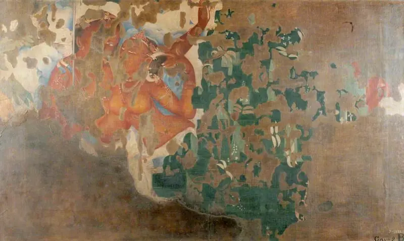 Copy of Painting inside the Caves of Ajanta (cave 2)