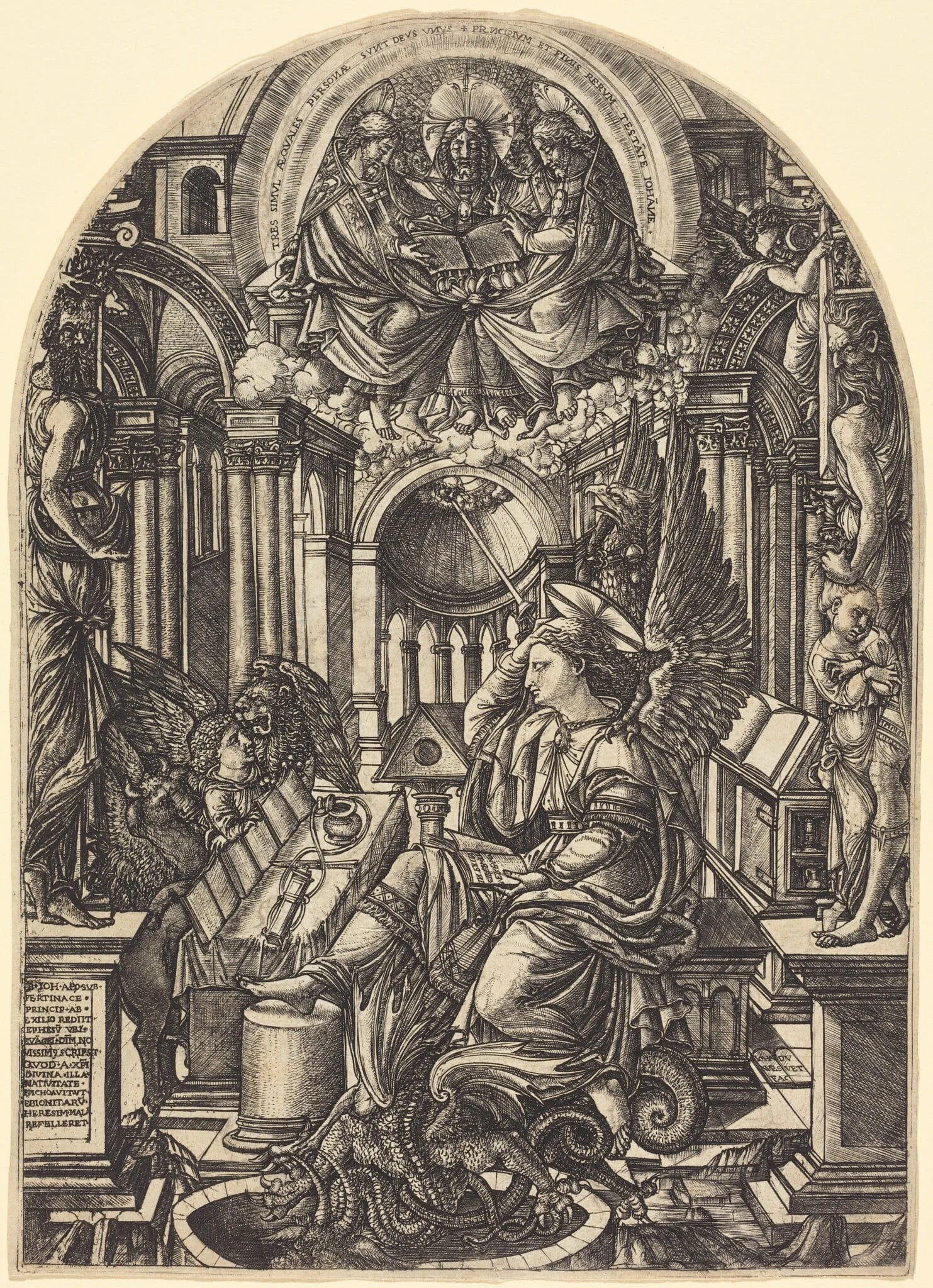 The Revelation of Saint John the Evangelist, by Jean Duvet, ink, 1555