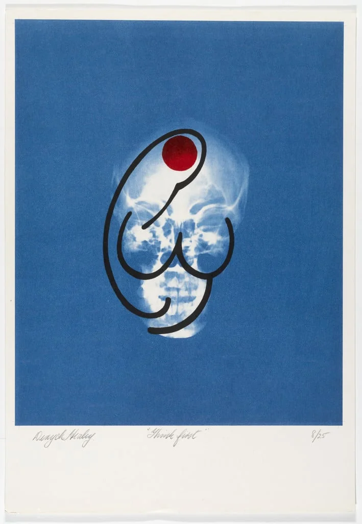 Untitled, by Deryck Healy, ink, 2000