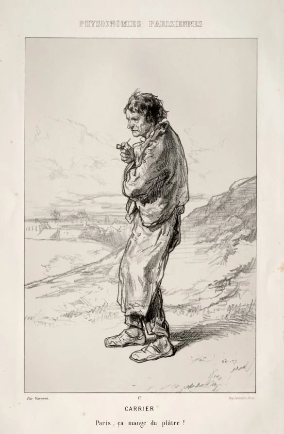 Carrier, by Paul Gavarni, 1857