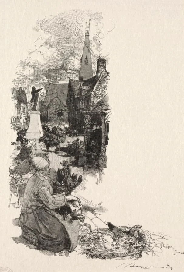 Statue d'un Grand Homme, by Auguste Lepère, 1894