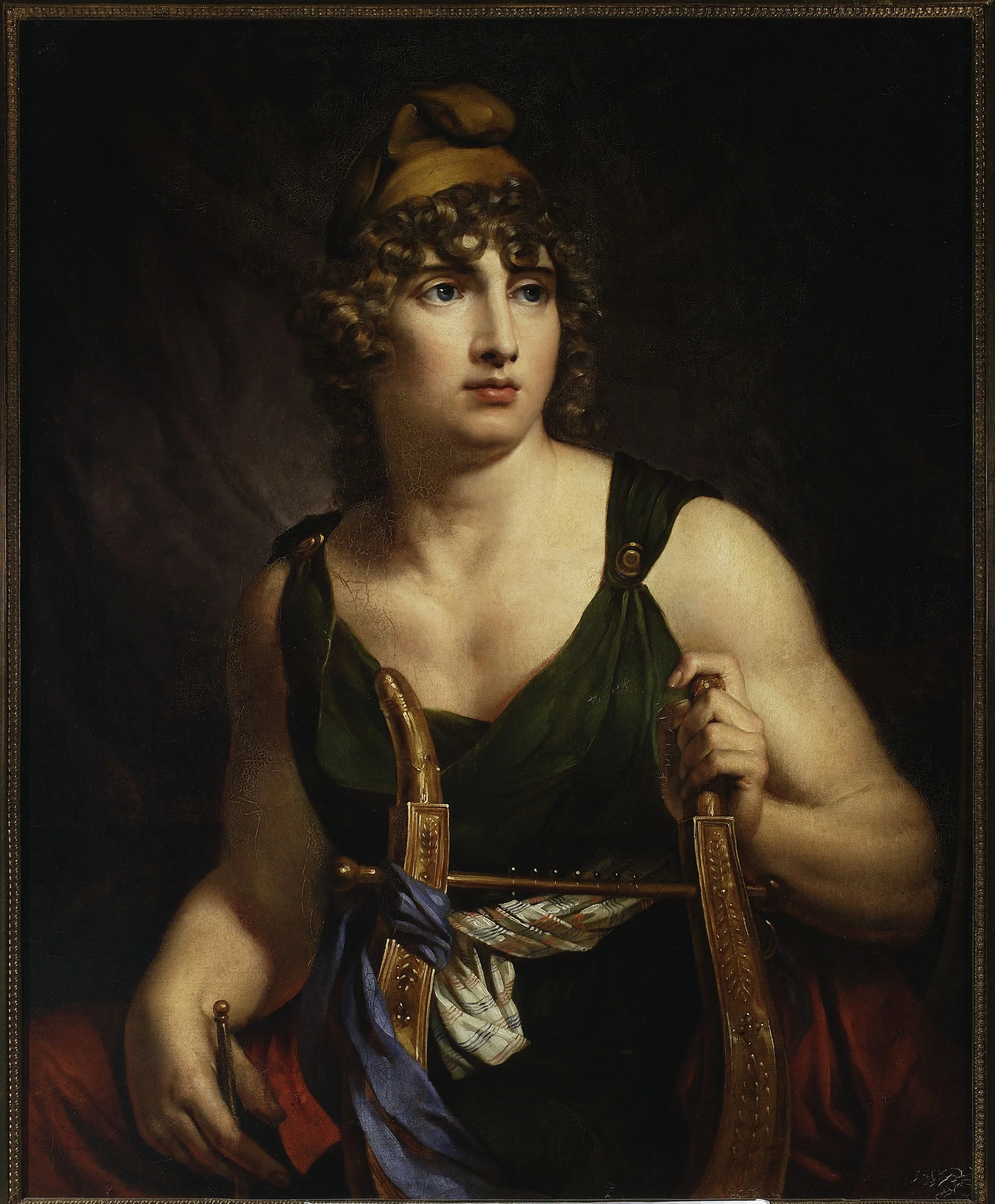 Paris in the Phrygian cap, by Antoni Brodowski, oil, 1813