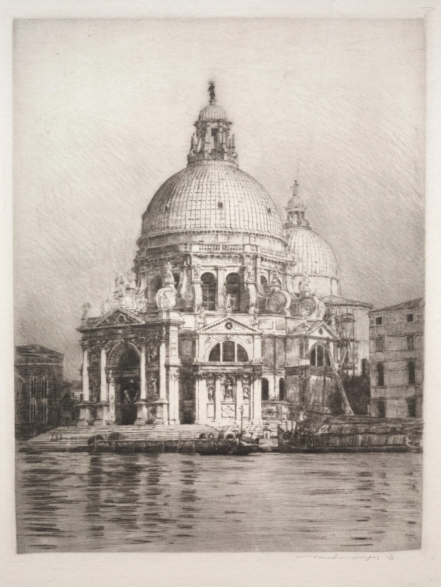 Santa Maria Della Salute #1, by Mortimer Menpes, 1910