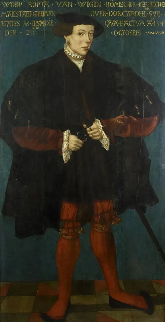 Portrait of Worp van Ropta, Chief Magistrate of East Dongeradeel