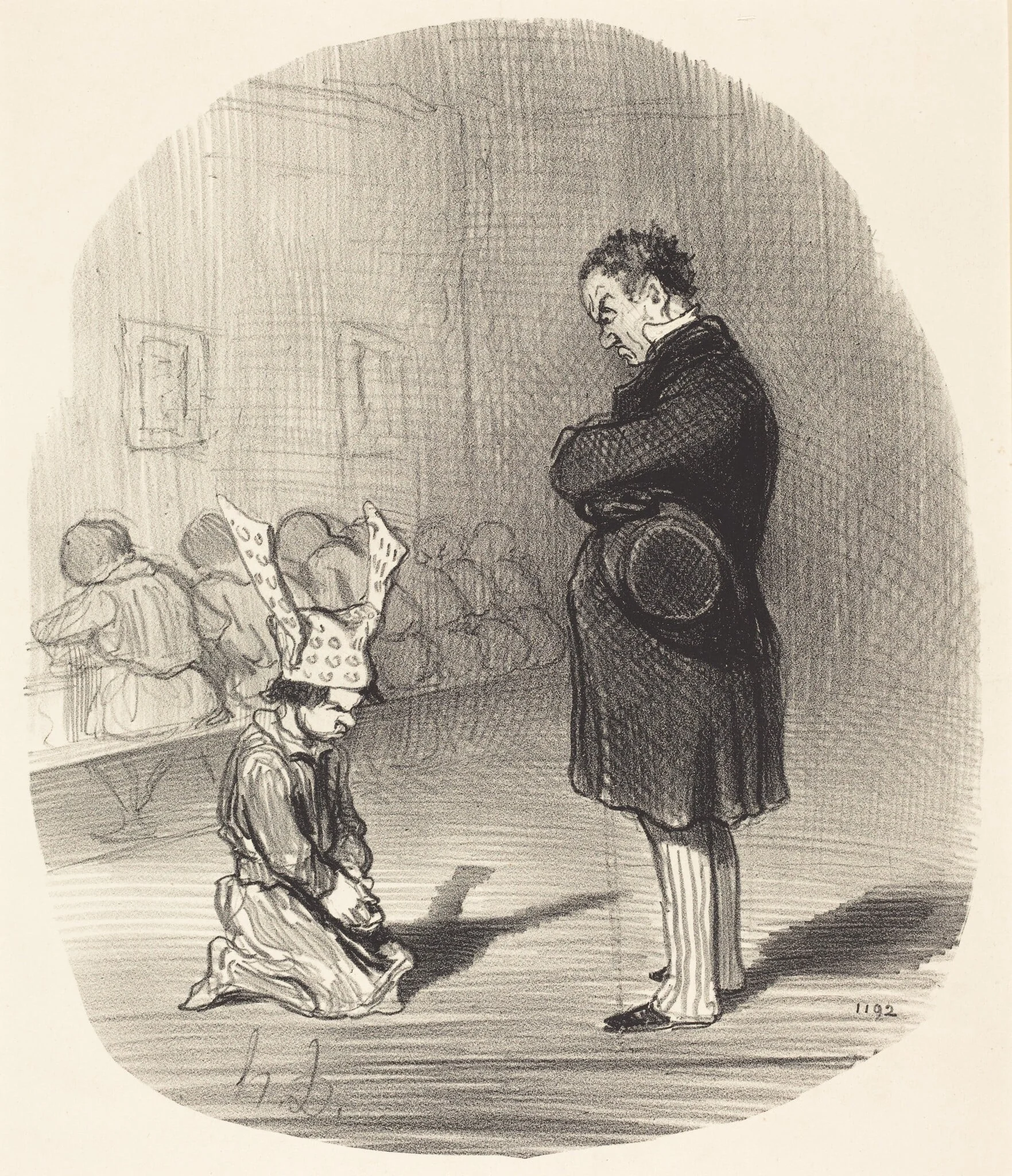 Les Suites d'une insurrection, by Honoré Daumier, ink, 1849