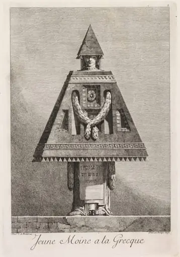 Young Monk in the Greek Style, Plate 9