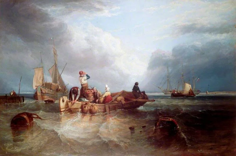A Market Boat on the Scheldt