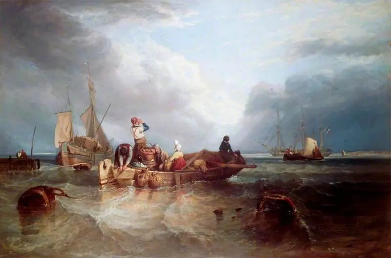 A Market Boat on the Scheldt