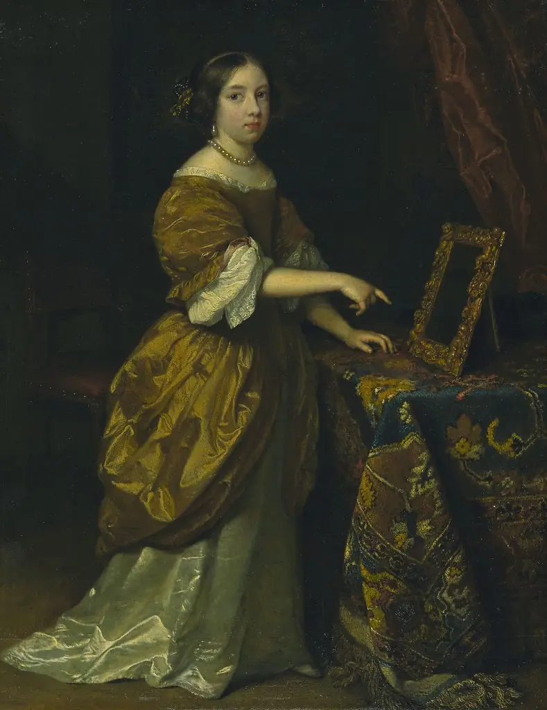 Girl Standing before a Mirror
