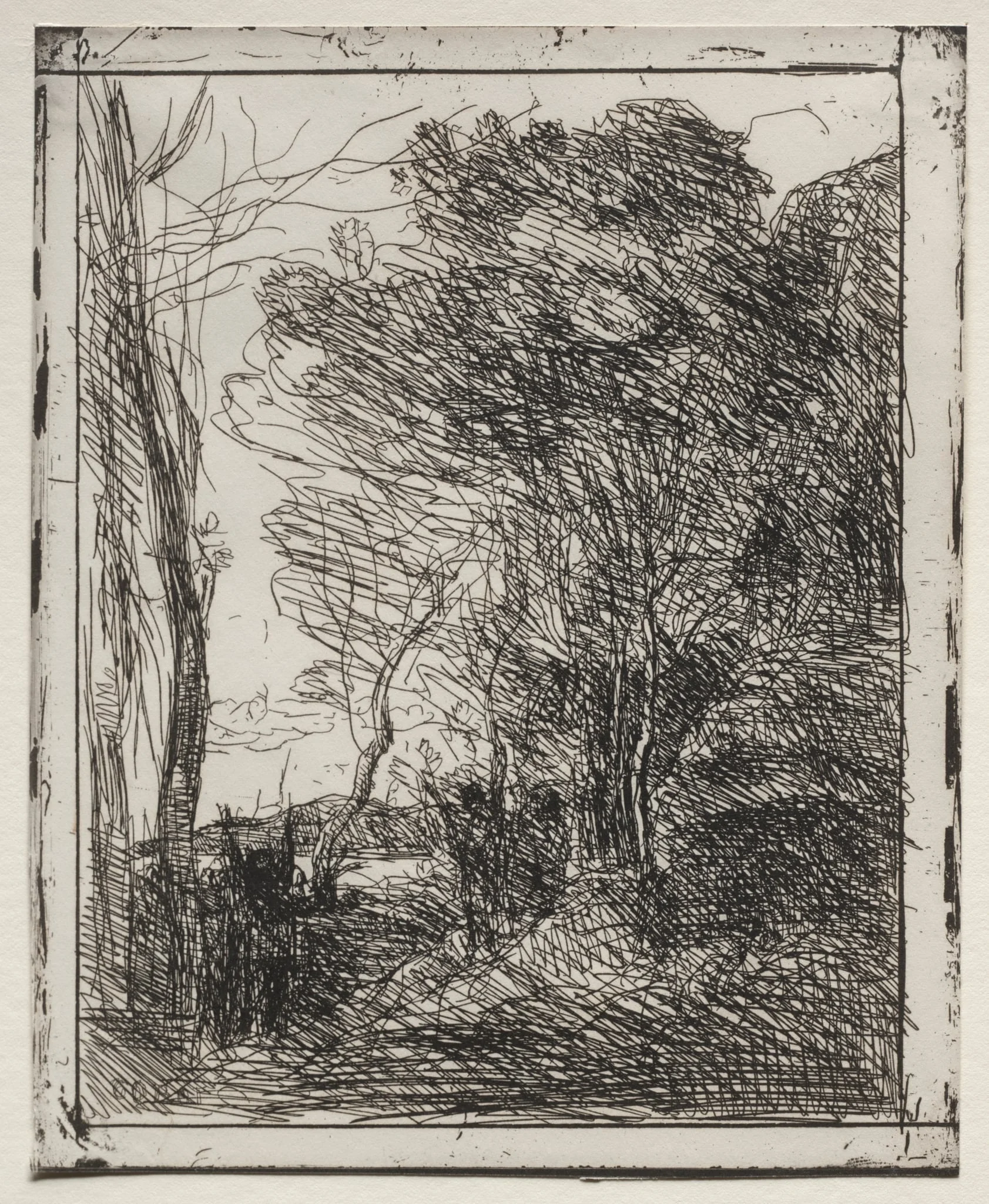 The Gallic Round, by Jean Baptiste Camille Corot, 1857
