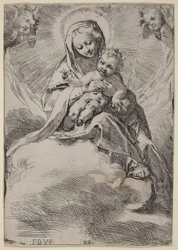 Madonna in the Clouds