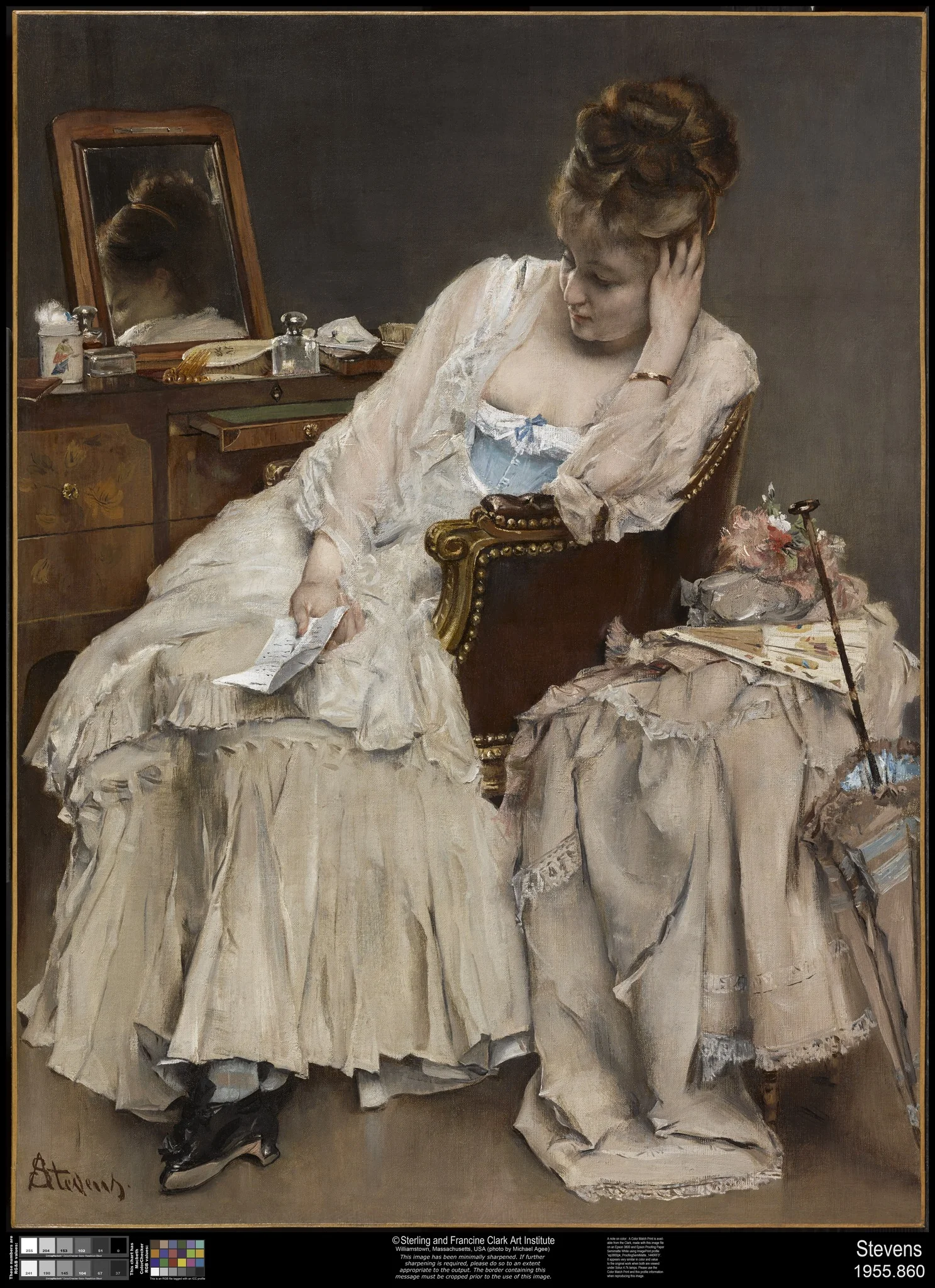 Memories and Regrets, by Alfred Stevens, oil, 1874