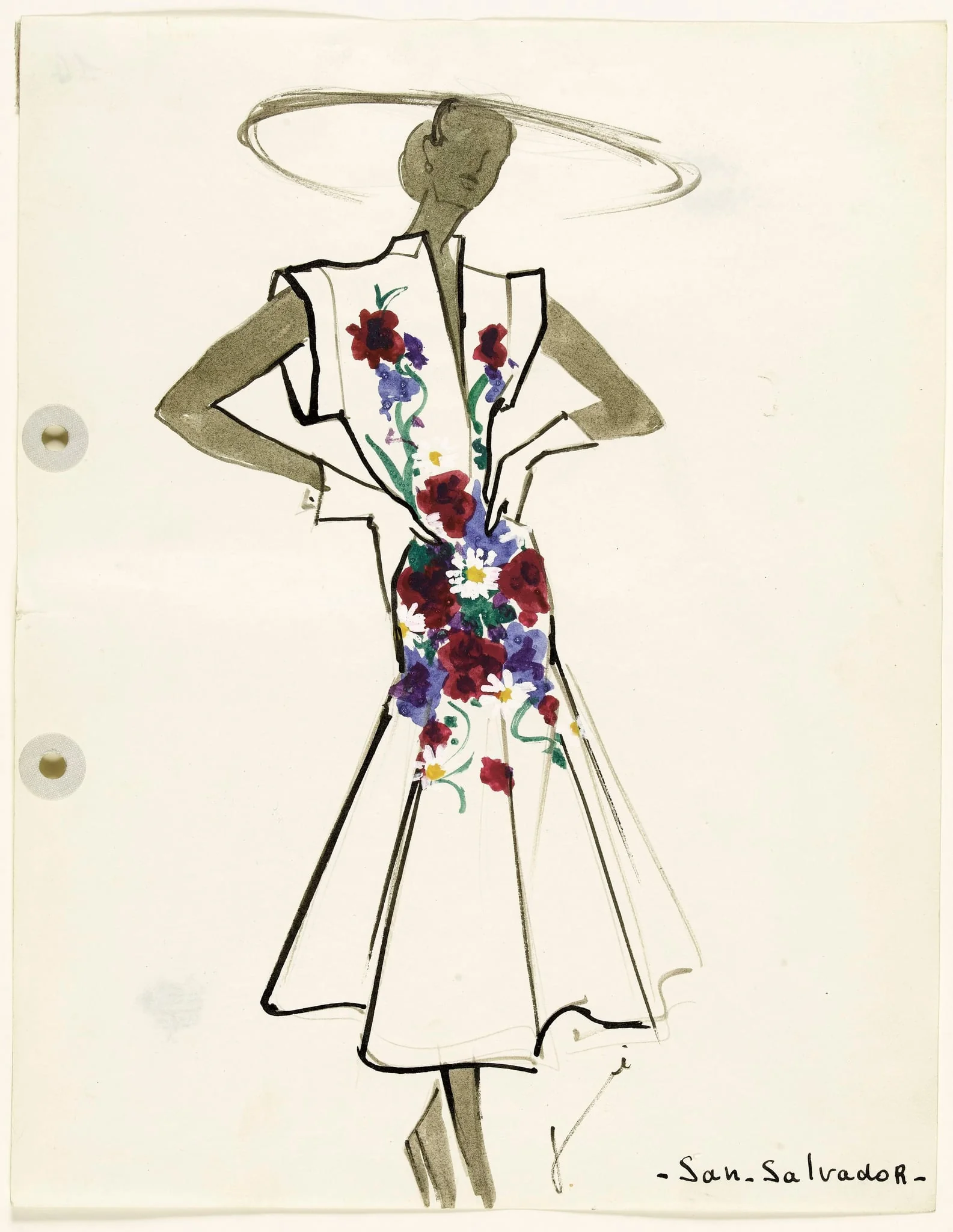 'San Salvador', by Marie-Louise Carven, 1951