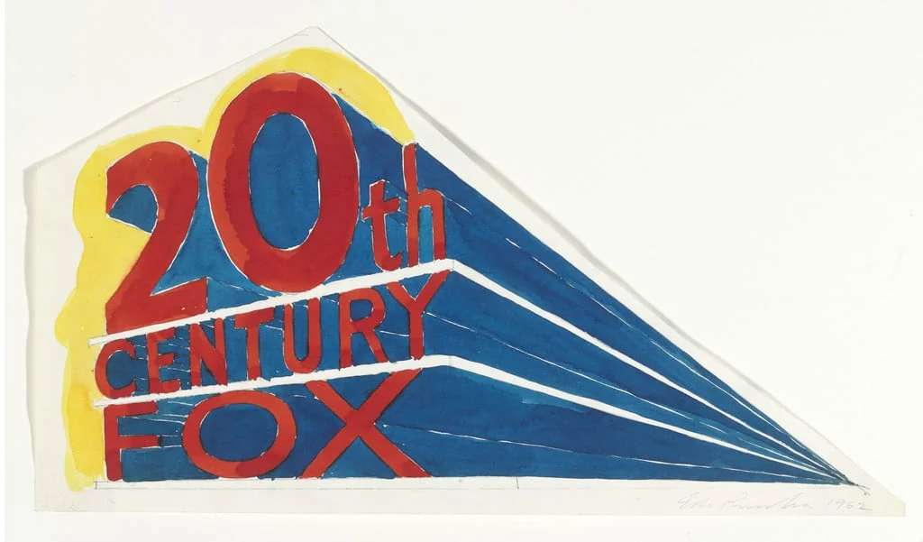 Untitled, by Edward Ruscha, ink, 1962