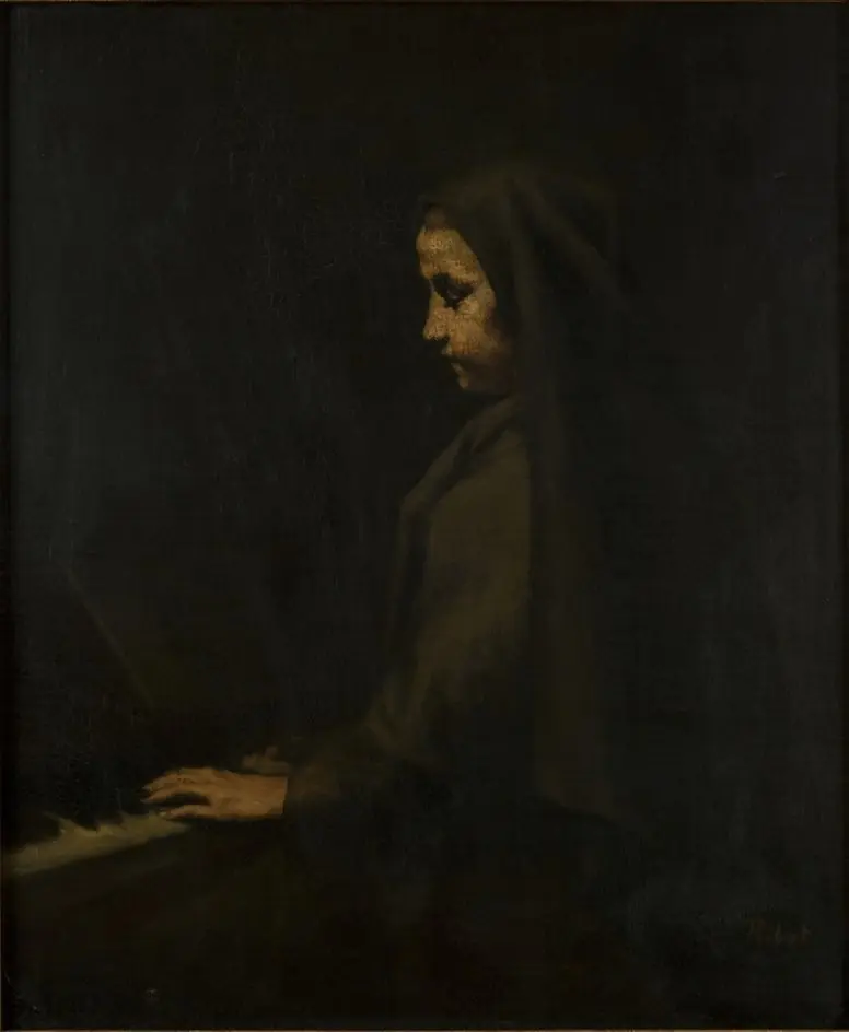 A Woman at the Piano