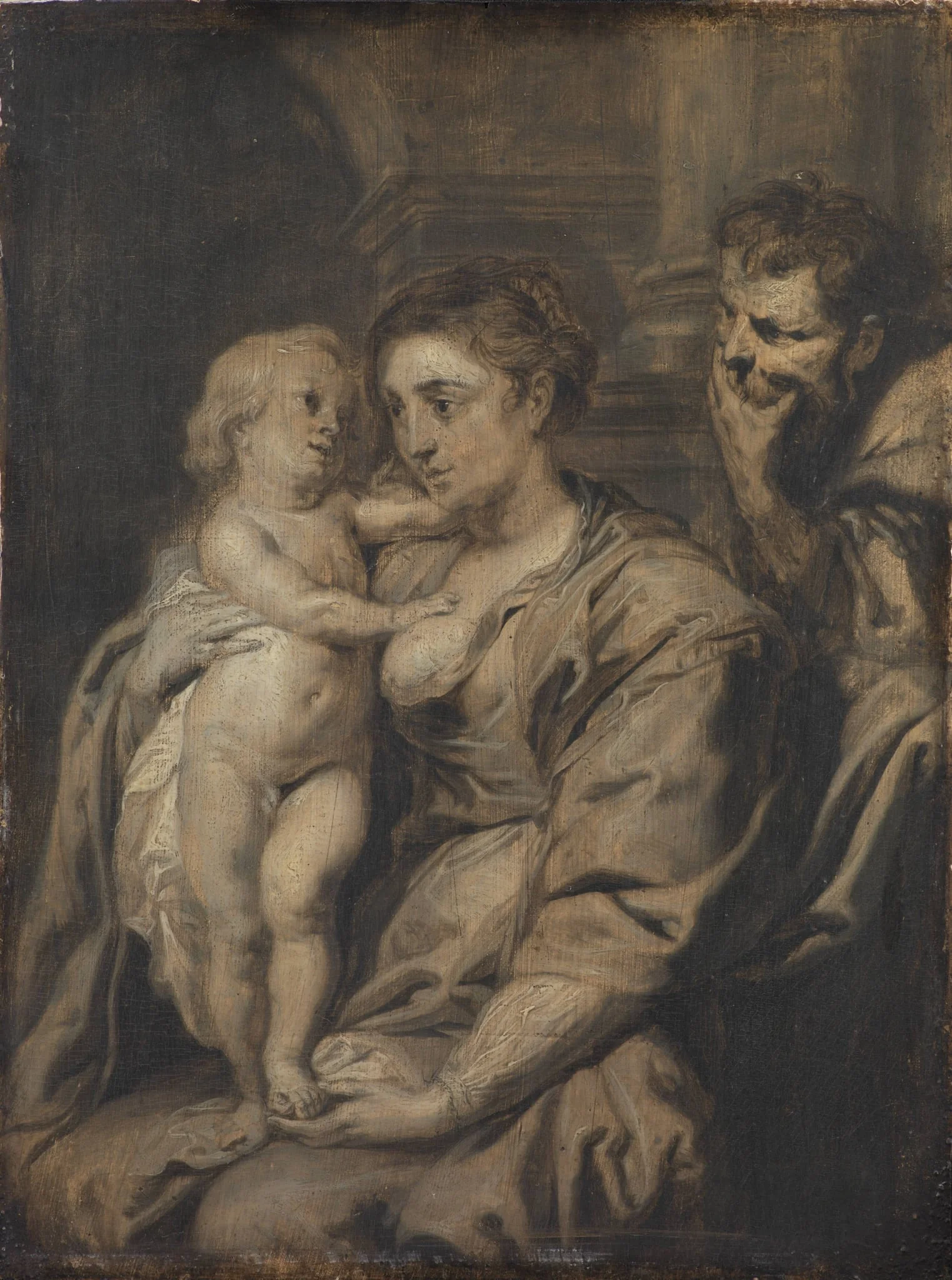 The Holy Family, by Unknown, 1750