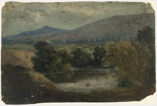 Pool against Mountains