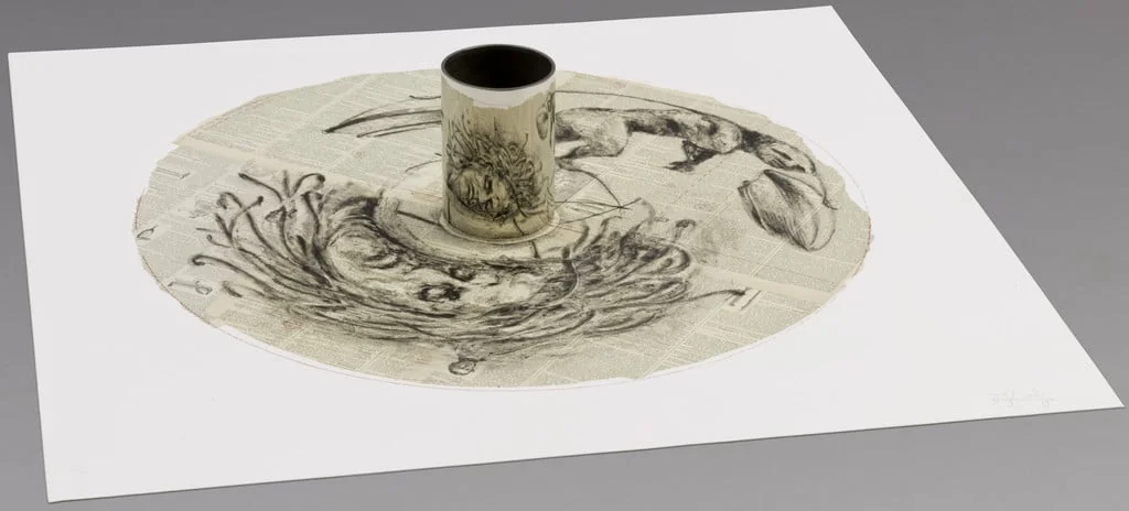 Untitled, by William Kentridge, ink, 2001