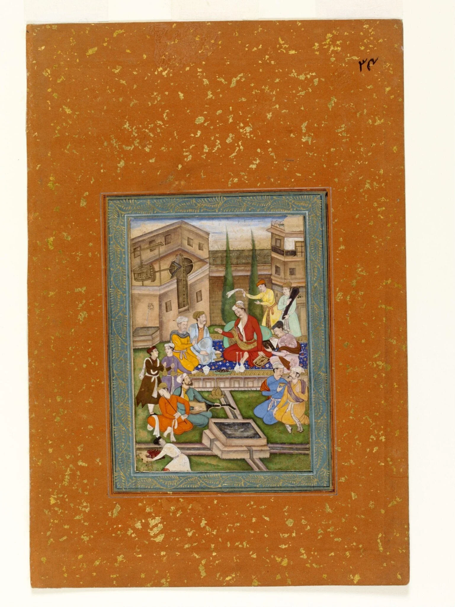Akbar, by Unknown, paint, 1556